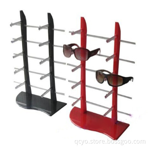 acrylic eyeglass display plexiglass sunglasses black stands